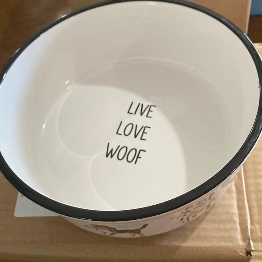 8 inch dog bowl